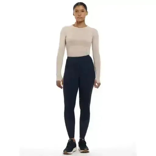 Lemieux Lydia Mesh Leggings Navy-Riding Tights-Lemieux-Navy-UK 6-Horsey Shopping