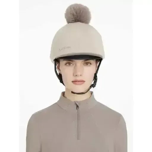 Lemieux Maria Mesh Hat Silk Almond-Hat Silks-Lemieux-Almond-Horsey Shopping