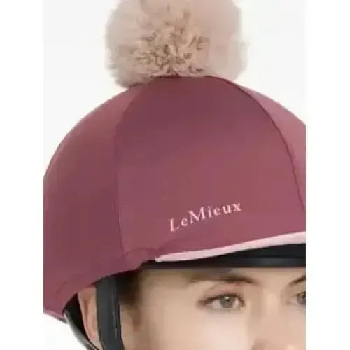Lemieux Maria Mesh Hat Silk Rosewood-Hat Silks-Lemieux-Rosewood-Horsey Shopping