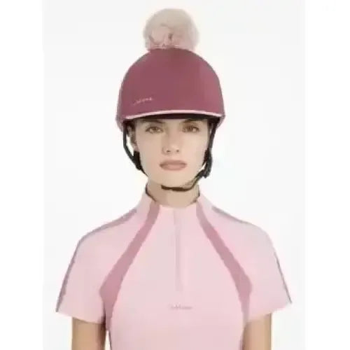 Lemieux Maria Mesh Hat Silk Rosewood-Hat Silks-Lemieux-Rosewood-Horsey Shopping