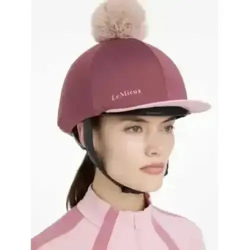 Lemieux Maria Mesh Hat Silk Rosewood-Hat Silks-Lemieux-Rosewood-Horsey Shopping