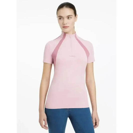Lemieux Maria Mesh Short Sleeve Baselayer Blossom-Base Layers-Lemieux-Blossom-UK 6-Horsey Shopping