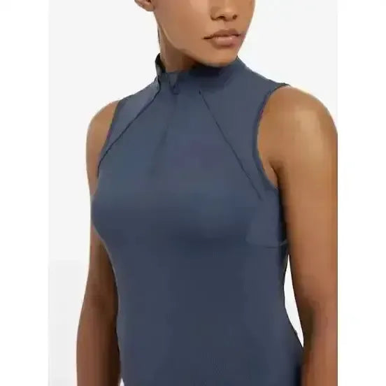Lemieux Maria Mesh Sleeveless Baselayer Dusk Blue-Base Layers-Lemieux-Dusk Blue-UK 6-Horsey Shopping
