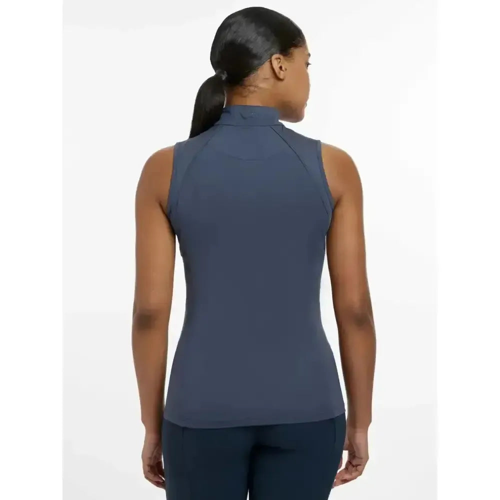 Lemieux Maria Mesh Sleeveless Baselayer Dusk Blue-Base Layers-Lemieux-Dusk Blue-UK 6-Horsey Shopping