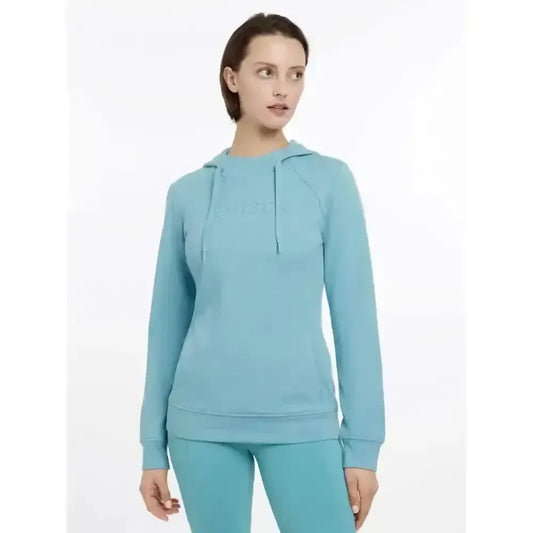 Lemieux Martha Hoodie Lagoon-Hoodies-Lemieux-Lagoon-UK 6-Horsey Shopping