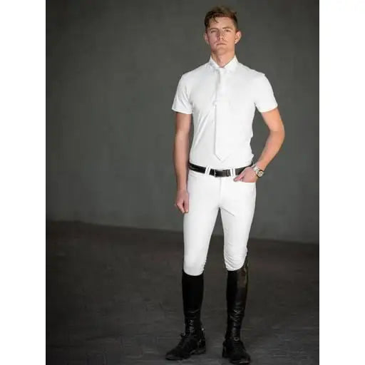 Lemieux Mens Competition Shirt White-Show Shirts-Lemieux-X-Small-White-Horsey Shopping