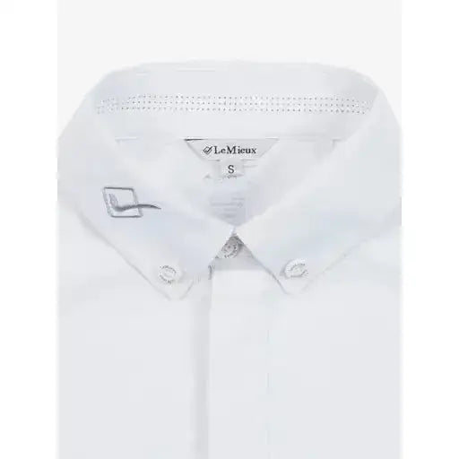 Lemieux Mens Competition Shirt White-Show Shirts-Lemieux-X-Small-White-Horsey Shopping