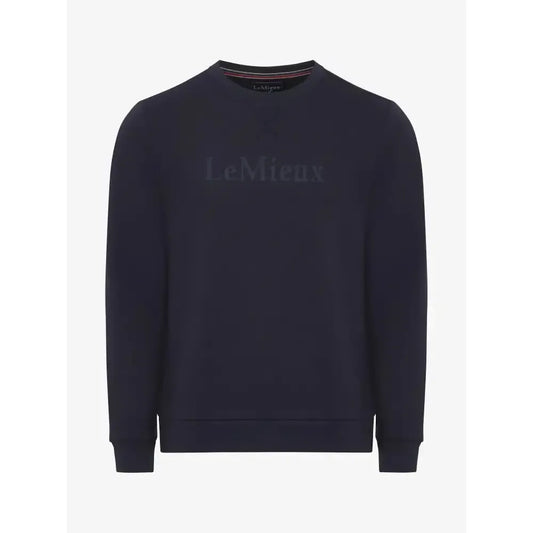 Lemieux Mens Elite Round Neck Sweater Navy-Jumpers-Lemieux-X Small-Horsey Shopping