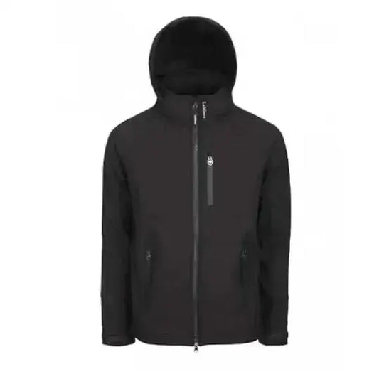 Lemieux Mens Elite Soft Shell Jacket Black-Outdoor Coats & Jackets-Lemieux-X-Small-Black-Horsey Shopping