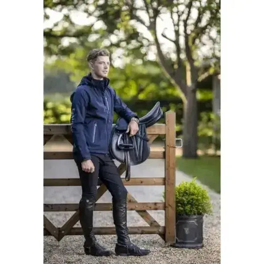 Lemieux Mens Elite Soft Shell Jacket Navy-Outdoor Coats & Jackets-Lemieux-X-Small-Navy-Horsey Shopping