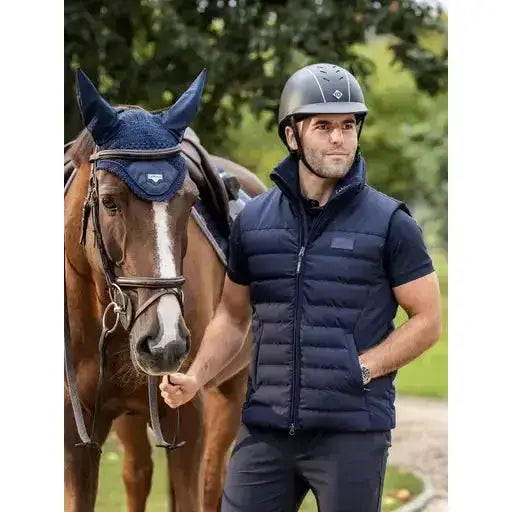 Lemieux Mens Gilet Navy-Gilets & Bodywarmers-Lemieux-X-Small-Navy-Horsey Shopping