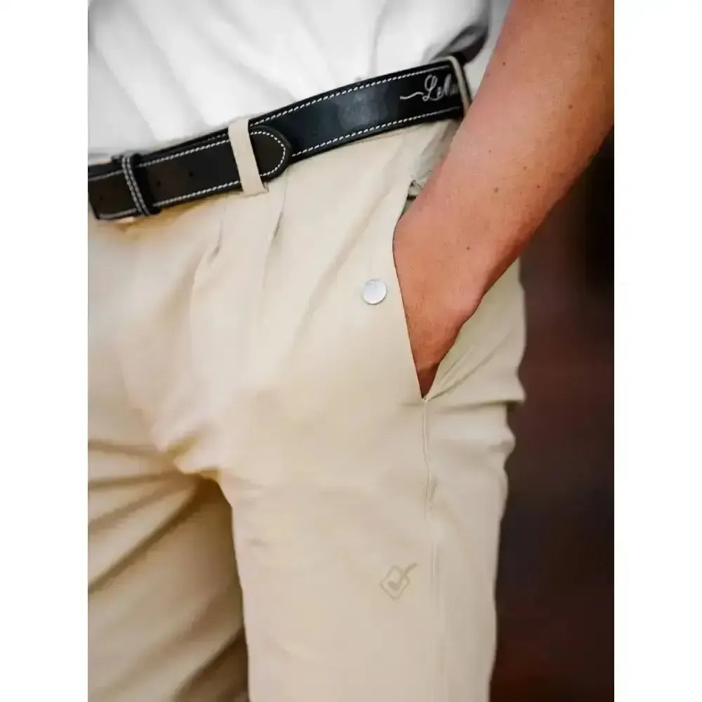 Lemieux Mens Pleated Breech-Breeches-Lemieux-Beige-28"-Horsey Shopping