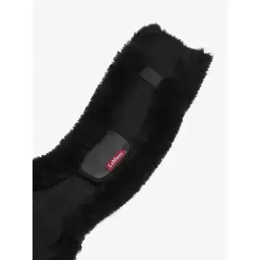 Lemieux Merino+ Anatomic Jumping Girth Cover Black-Girth Covers-Lemieux-Black-Small-Horsey Shopping