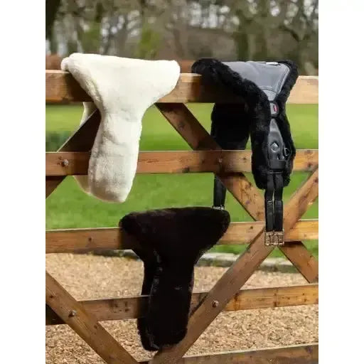 Lemieux Merino+ Anatomic Long Stud Girth Cover Natural-Girth Covers-Lemieux-Natural-Small-Horsey Shopping