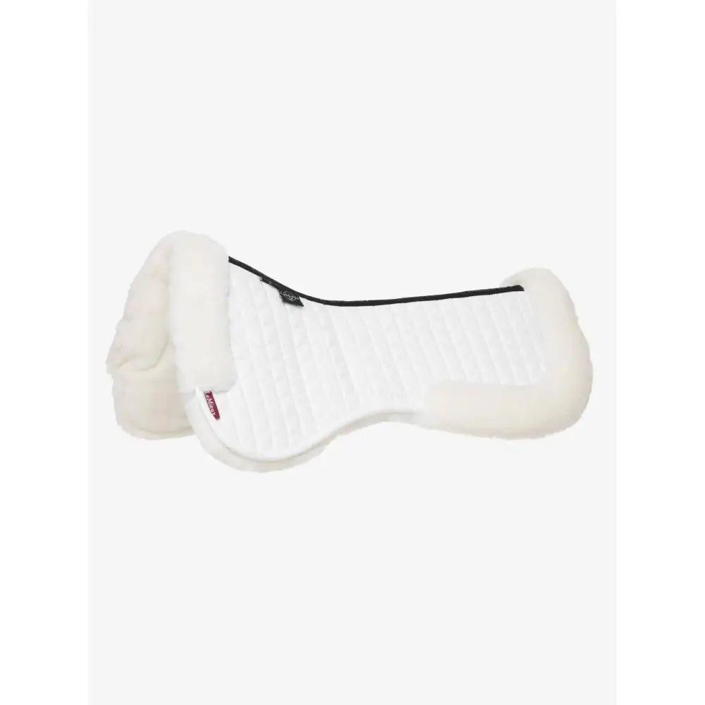 Lemieux Merino+ Dressage Half Pad White/White-Half Pads-Lemieux-Medium-White/White-Horsey Shopping