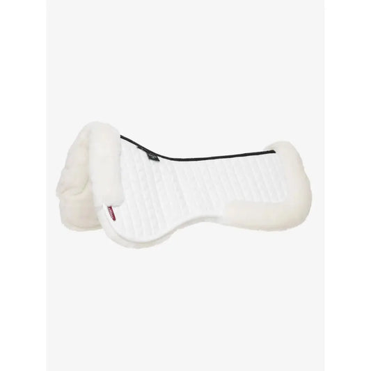 Lemieux Merino+ Dressage Half Pad White/White-Half Pads-Lemieux-Medium-White/White-Horsey Shopping