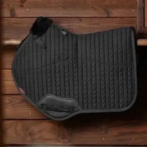 Lemieux Merino+ Half Lined Close Contact Square Black/Black-Saddle Pads-Lemieux-Medium-Black/Black-Horsey Shopping