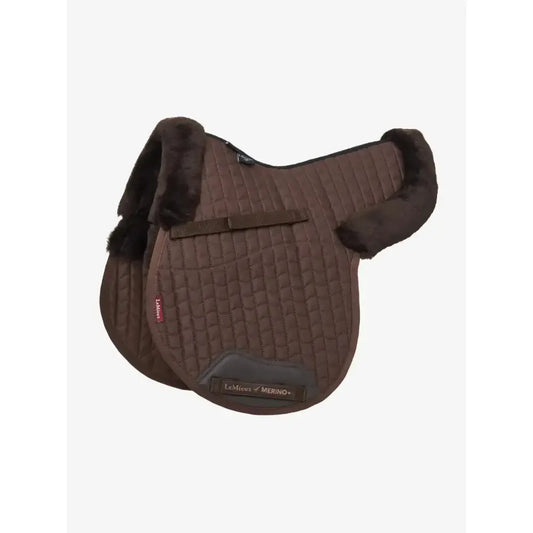 Lemieux Merino+ Half Lined GP Numnah Brown/Brown-Numnahs-Lemieux-Medium-Brown/Brown-Horsey Shopping