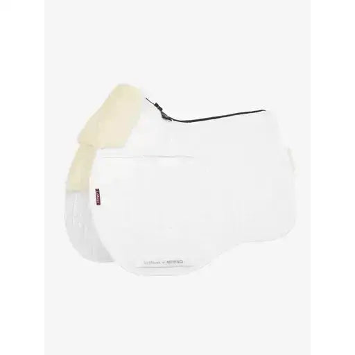 Lemieux Merino+ Half Lined GP Square White/Natural-Saddle Pads-Lemieux-Medium-White/Natural-Horsey Shopping