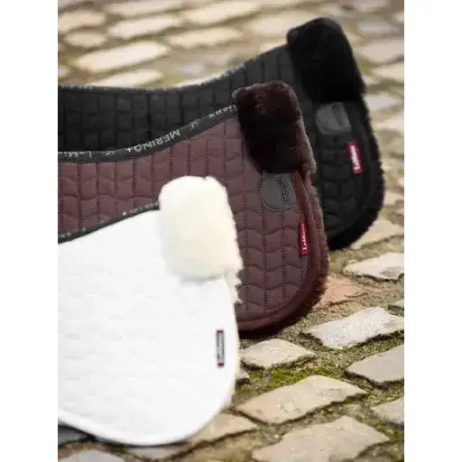 Lemieux Merino+ Half Pad Black/Black-Half Pads-Lemieux-Small-Black/Black-Horsey Shopping