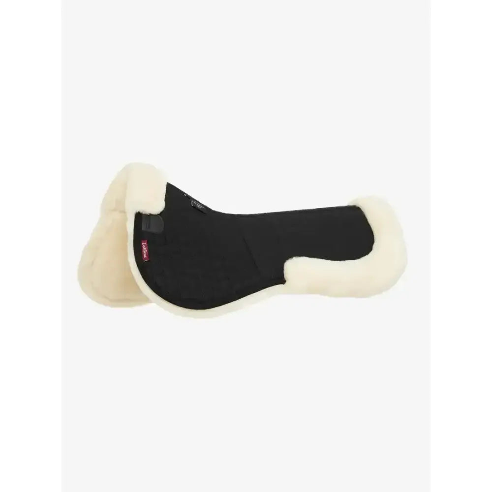 Lemieux Merino+ Half Pad Black/Natural-Saddle Pads-Lemieux-Small-Black/Natural-Horsey Shopping
