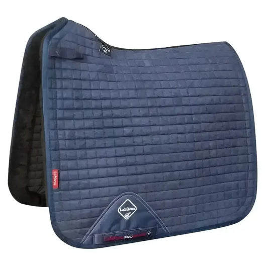 Lemieux Merino+ Sensitive Skin Dressage Square Navy-Dressage Saddle Pads-Lemieux-Navy-Large-Horsey Shopping