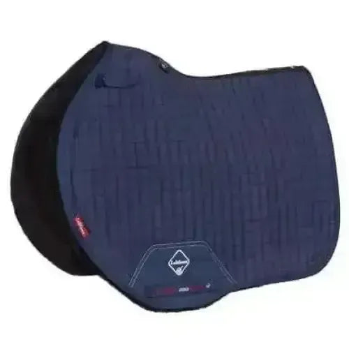 Lemieux Merino+ Sensitive Skin EuroJump Square Navy-Saddle Pads-Lemieux-Navy-Large-Horsey Shopping
