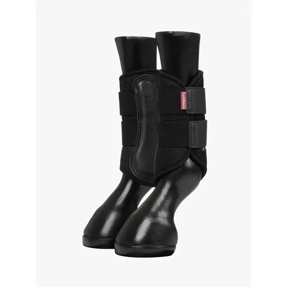 Lemieux Mesh Brushing Boot Black-Brushing Boots-Lemieux-Small-Black-Horsey Shopping