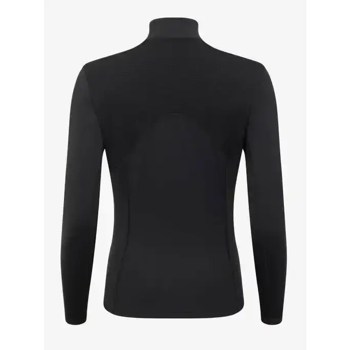 Lemieux Mia Mesh Long Sleeve Base Layer Black-Base Layers-Lemieux-UK 8-Black-Horsey Shopping