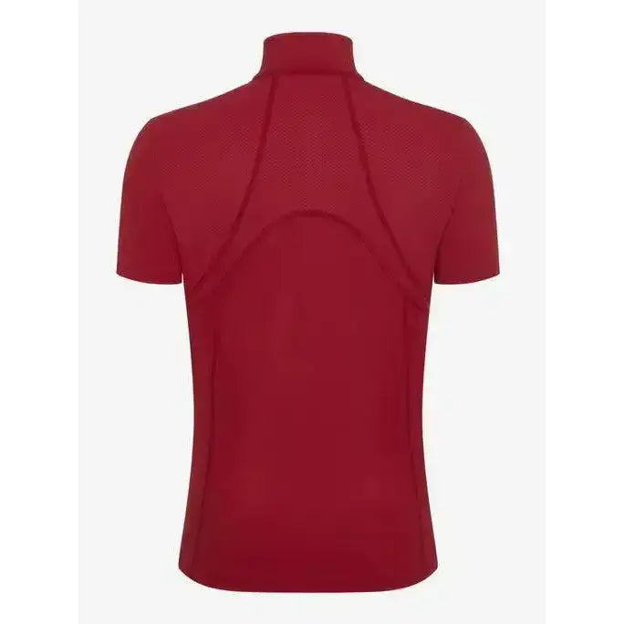 Lemieux Mia Mesh Short Sleeve Base Layer Chilli-Base Layers-Lemieux-UK 6-Chilli-Horsey Shopping