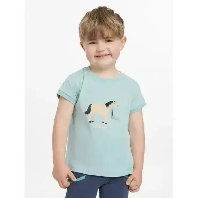 Lemieux Mini Alex Tee Aqua-T Shirts-Lemieux-Aqua-5-6 years-Horsey Shopping