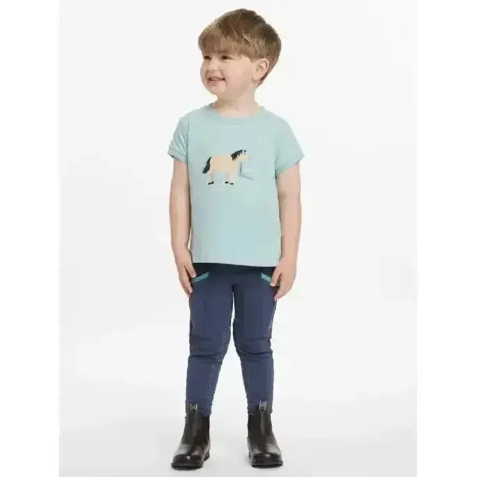 Lemieux Mini Alex Tee Aqua-T Shirts-Lemieux-Aqua-5-6 years-Horsey Shopping