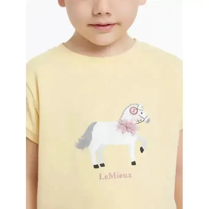 Lemieux Mini Alex Tee Mimosa-T Shirts-Lemieux-Mimosa-5-6 years-Horsey Shopping