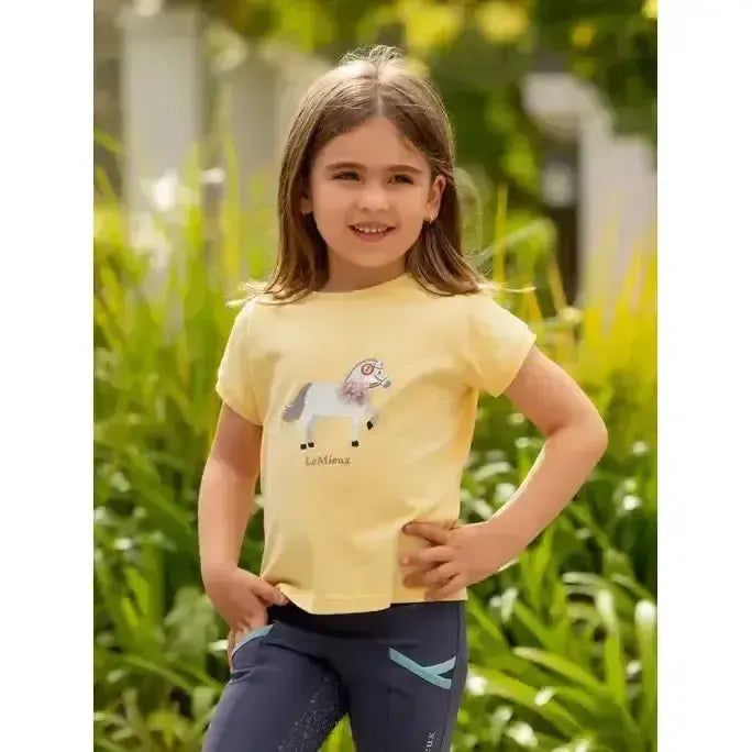 Lemieux Mini Alex Tee Mimosa-T Shirts-Lemieux-Mimosa-5-6 years-Horsey Shopping
