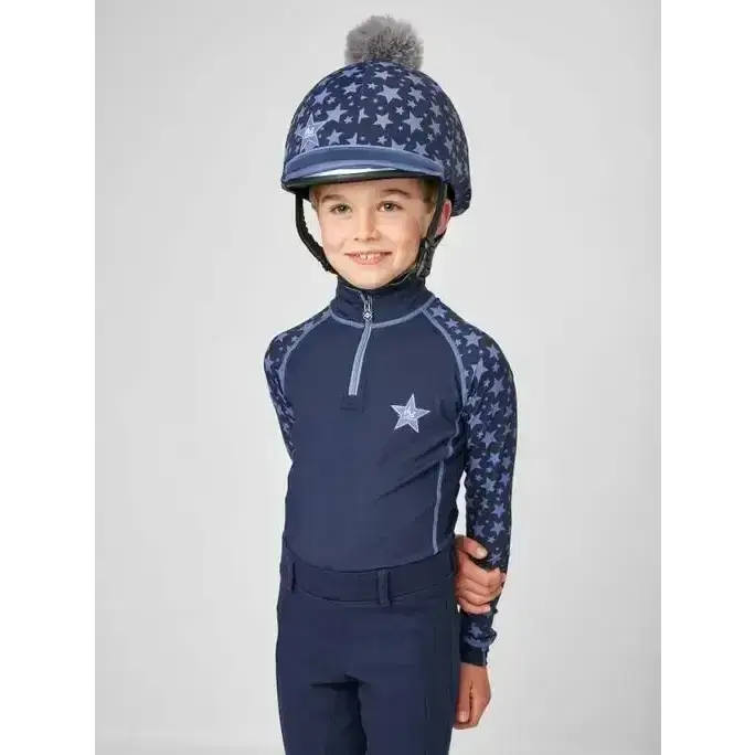 Lemieux Mini Base Layer Indigo-Base Layers-Lemieux-3-4 years-Indigo-Horsey Shopping