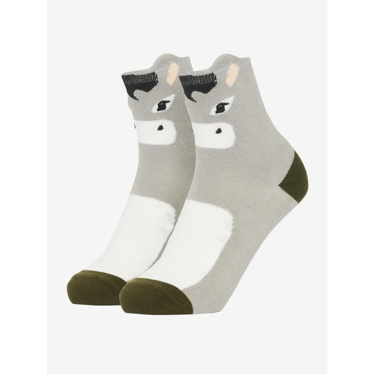 Lemieux Mini Character Socks 2 pack Donkey-Riding Socks-Lemieux-UK Child Shoe 6-8-Donkey Socks-Horsey Shopping