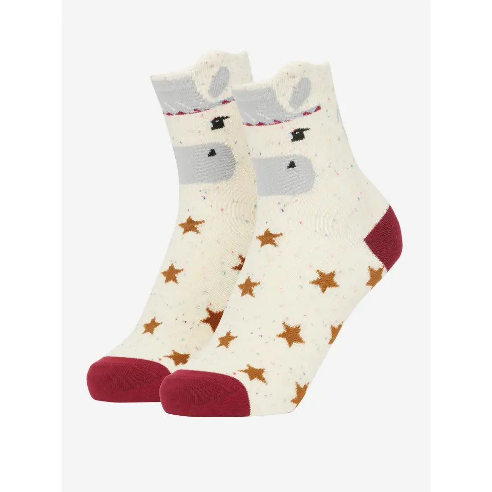 Lemieux Mini Character Socks 2 pack Show Pony-Riding Socks-Lemieux-UK Child Shoe 6-8-Show Pony-Horsey Shopping