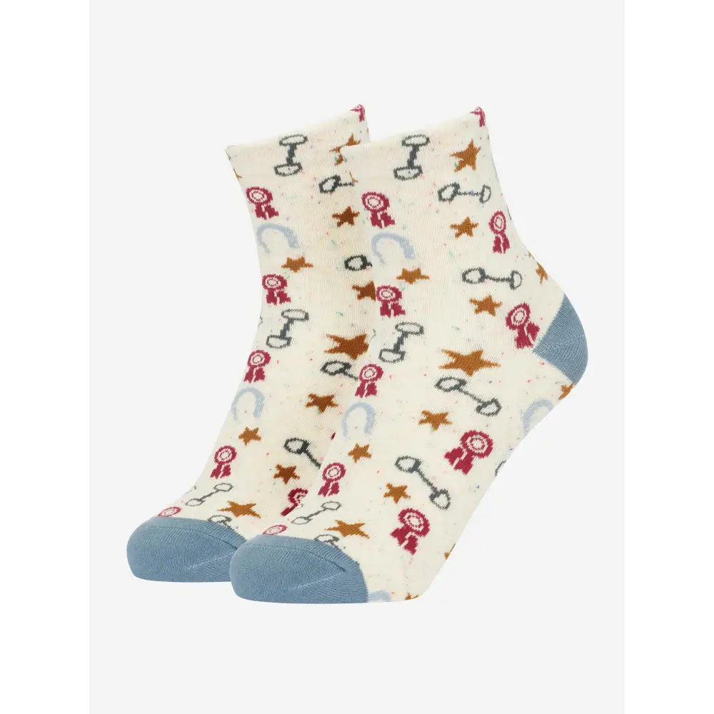 Lemieux Mini Character Socks 2 pack Show Pony-Riding Socks-Lemieux-UK Child Shoe 6-8-Show Pony-Horsey Shopping