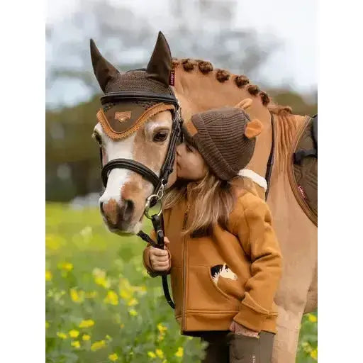 Lemieux Mini Charlie Lined Hoodie Ginger-Hoodies-Lemieux-5-6 years-Ginger-Horsey Shopping