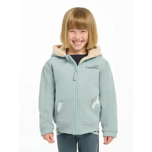 Lemieux Mini Charlie Lined Hoodie Glacier-Hoodies-Lemieux-5-6 years-Glacier-Horsey Shopping