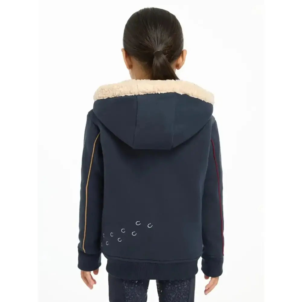 Lemieux Mini Charlie Lined Hoodie Navy-Hoodies-Lemieux-3-4 years-Navy-Horsey Shopping