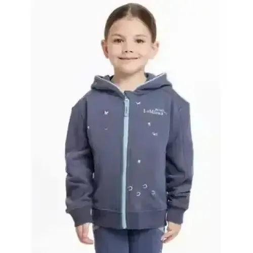 Lemieux Mini Charlie Zip Through Dusk Blue-Hoodies-Lemieux-Dusk Blue-3-4 years-Horsey Shopping