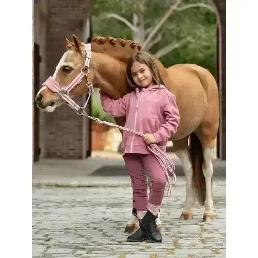 Lemieux Mini Charlie Zip Through Peony-Hoodies-Lemieux-Peony-3-4 years-Horsey Shopping