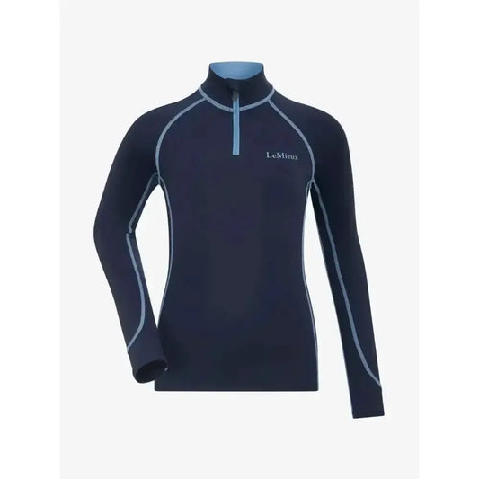 Lemieux Mini Classique Base Layer Navy-Base Layers-Lemieux-Navy-3-4 years-Horsey Shopping