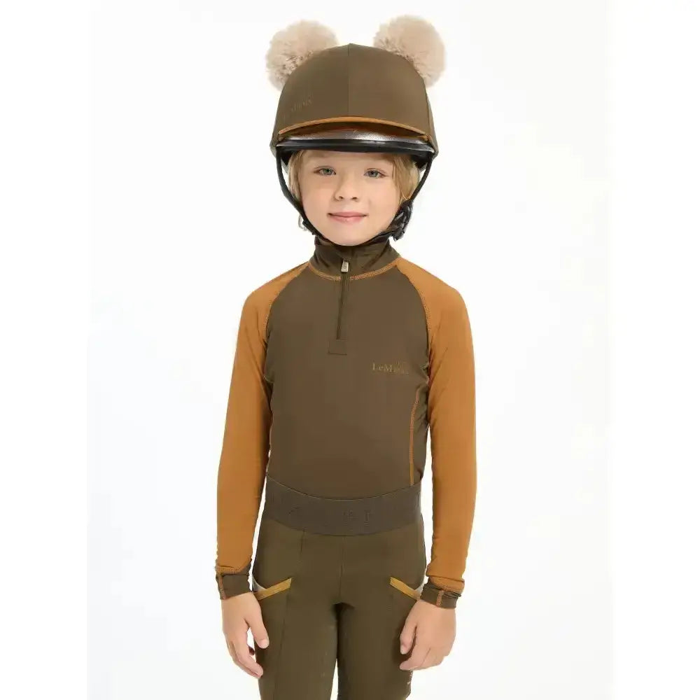 Lemieux Mini Double Pom Hat Silk Alpine-Hat Silks-Lemieux-Alpine-Horsey Shopping