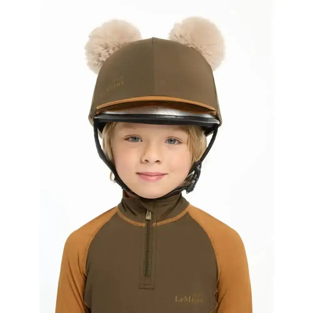 Lemieux Mini Double Pom Hat Silk Alpine-Hat Silks-Lemieux-Alpine-Horsey Shopping