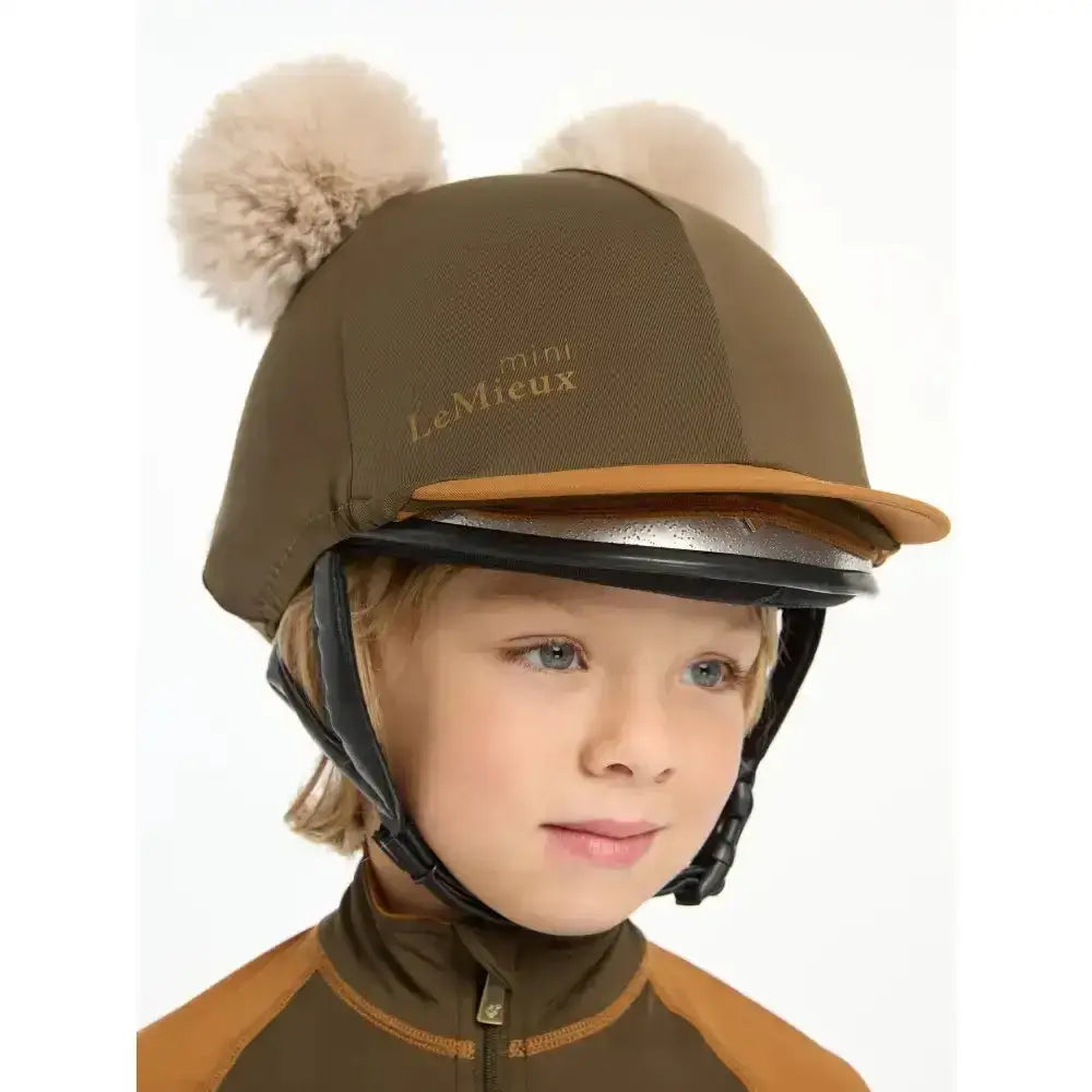 Lemieux Mini Double Pom Hat Silk Alpine-Hat Silks-Lemieux-Alpine-Horsey Shopping