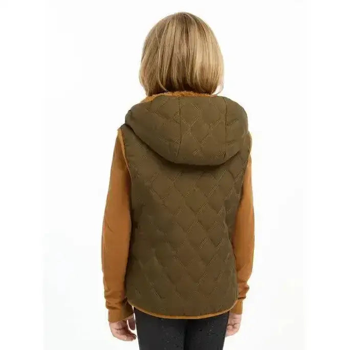 Lemieux Mini Elsie Reversible Gilet Alpine-Gilets & Bodywarmers-Lemieux-5-6 years-Alpine-Horsey Shopping