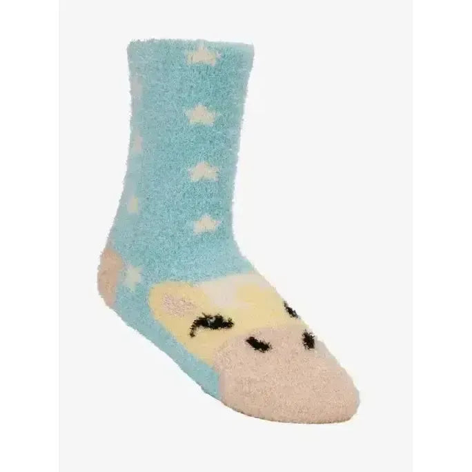 Lemieux Mini Fluffy Character Socks Lemon-Riding Socks-Lemieux-Lemon Sock-UK Child Shoe 13-3-Horsey Shopping