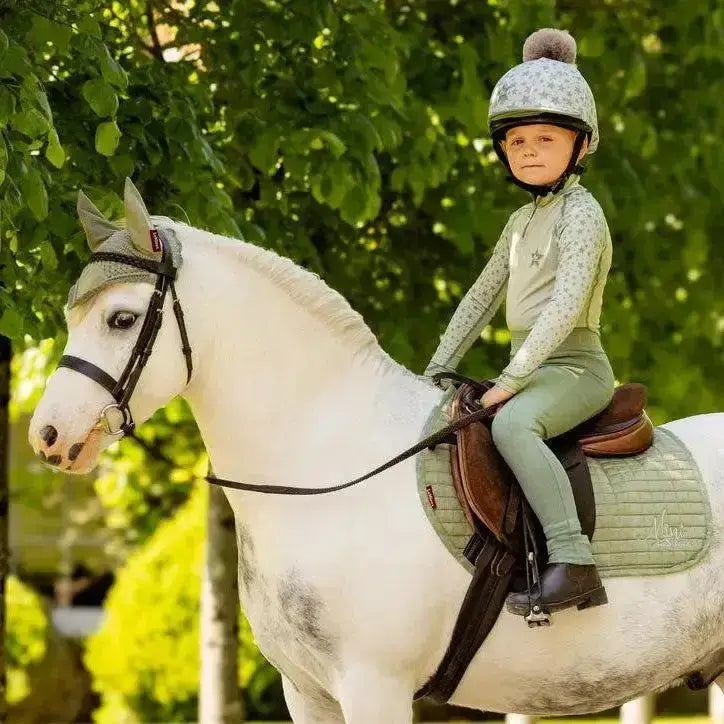 Lemieux Mini Fly Hood Fern-Horse Ear Bonnets-Lemieux-Mini-Horsey Shopping